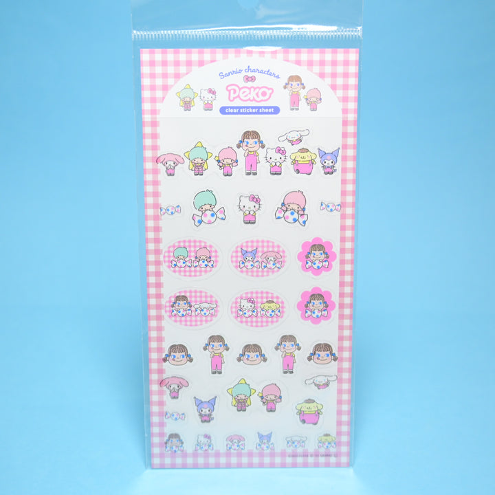 Furukawa Shiko Peko x Sanrio Sticker Sheet + Flake Seal Set (2 pcs.)