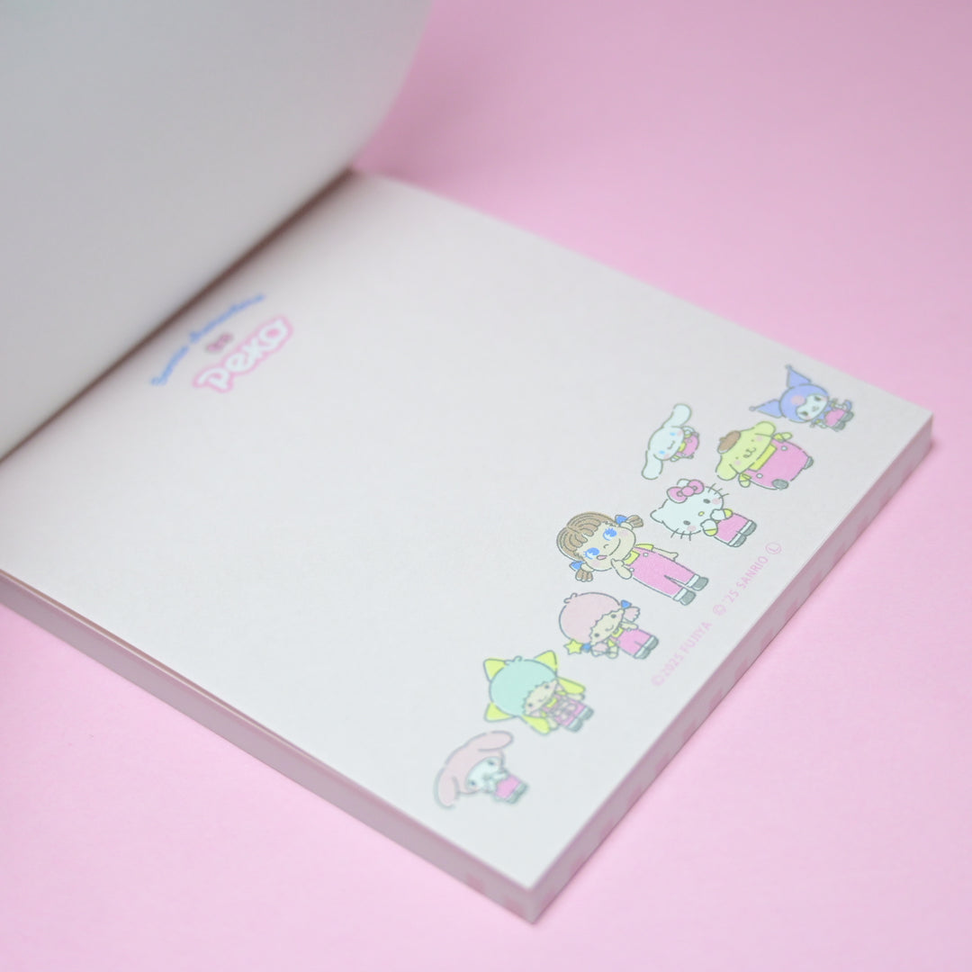 Furukawa Shiko Peko x Sanrio Memo Pad Gingham