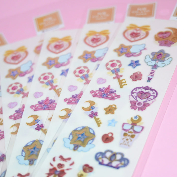 NB Japan Magical Girl Items Stickers