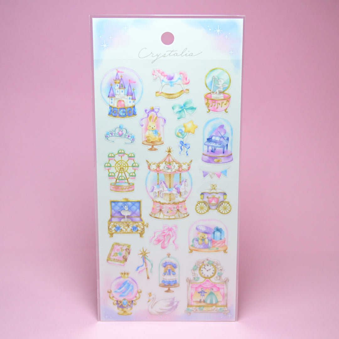 MINDWAVE Crystalia Pastel Amusement Park Sticker Sheet
