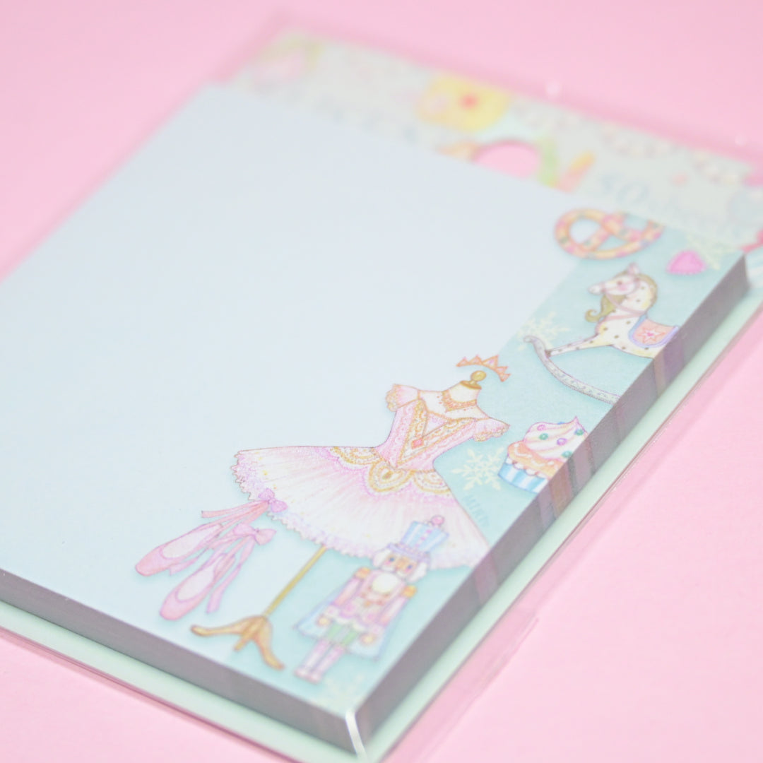 Clothes Pin Takei Miki Blue Ballet Sticky Notes