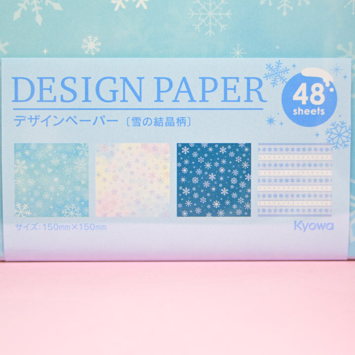 Kyowa Shiko Snowy Winter Origami Design Paper