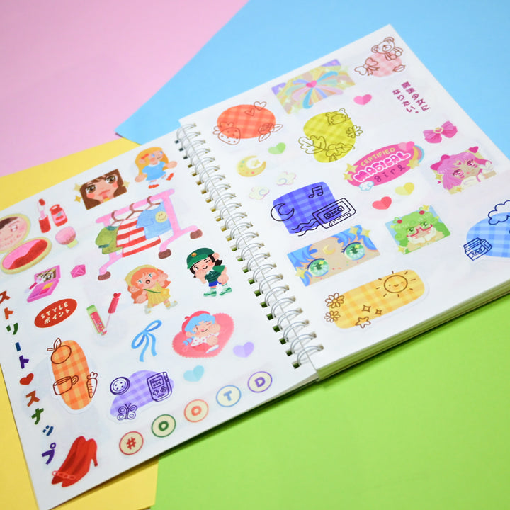 Rainbowholic Original Sticker Collection Book (A5 & A6 Size)
