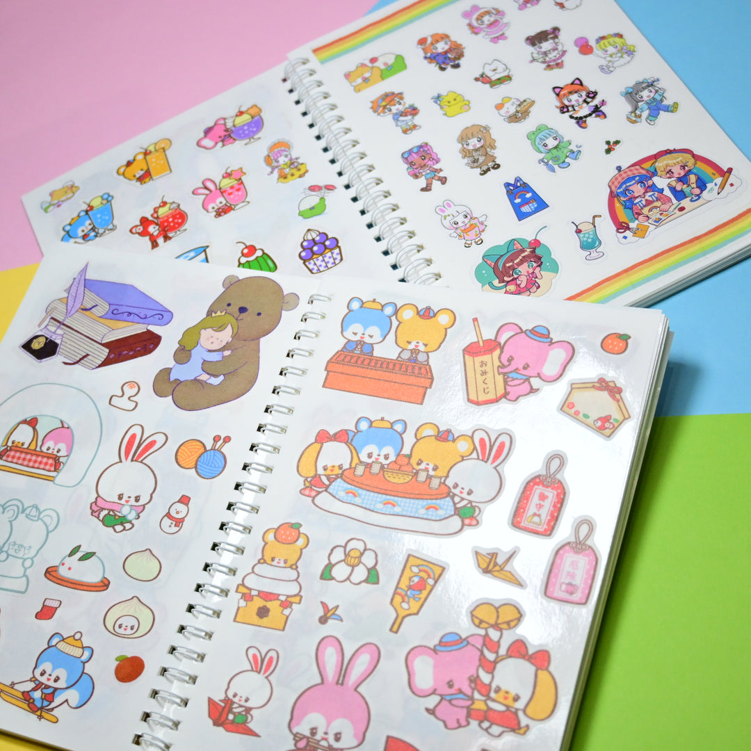 Rainbowholic Original Sticker Collection Book (A5 & A6 Size)