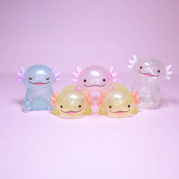 [Pre-loved] Axolotl Family Clear Squeak Toy Set (5 pcs.)