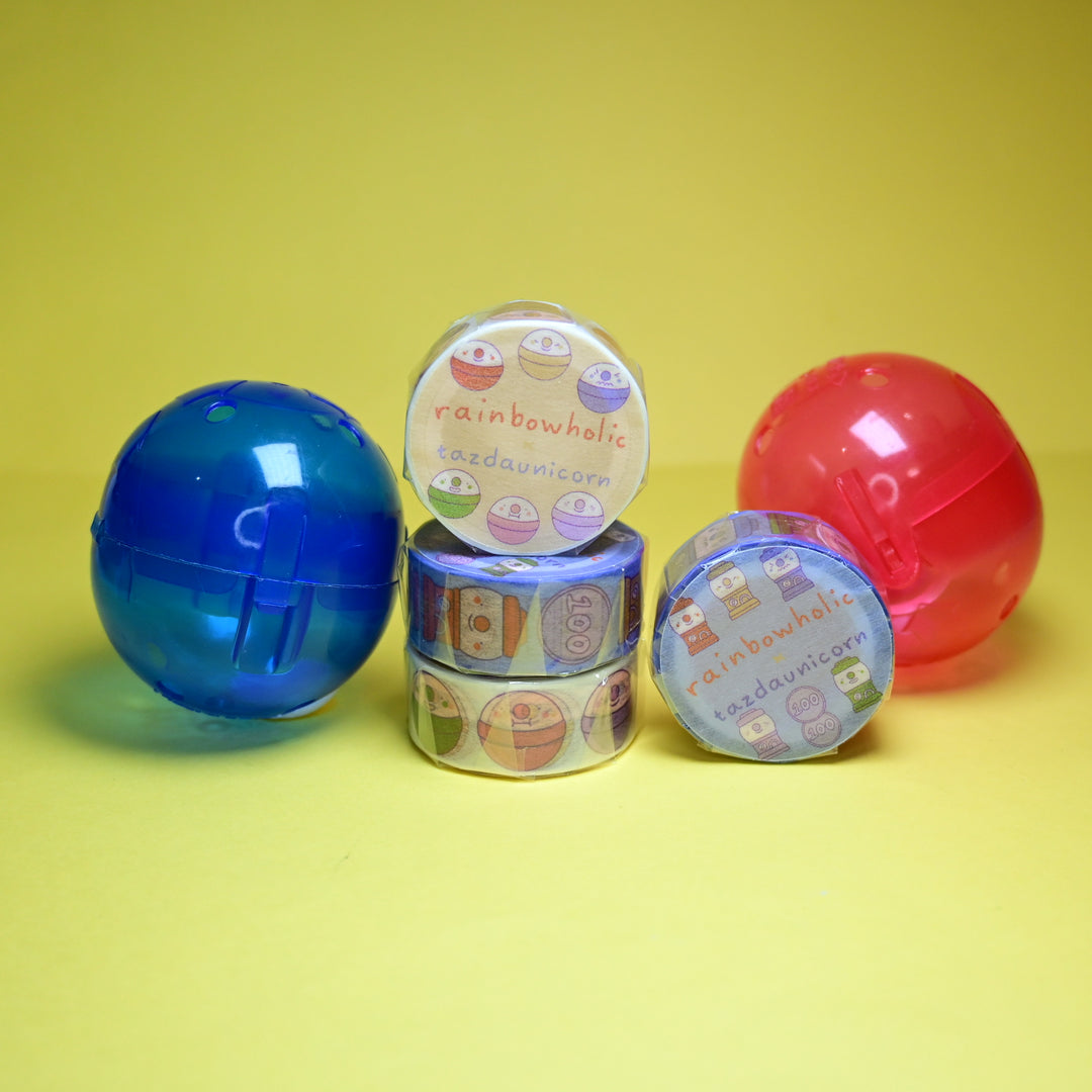 Rainbowholic Original Gacha Masking Tape Set (2 pcs.)