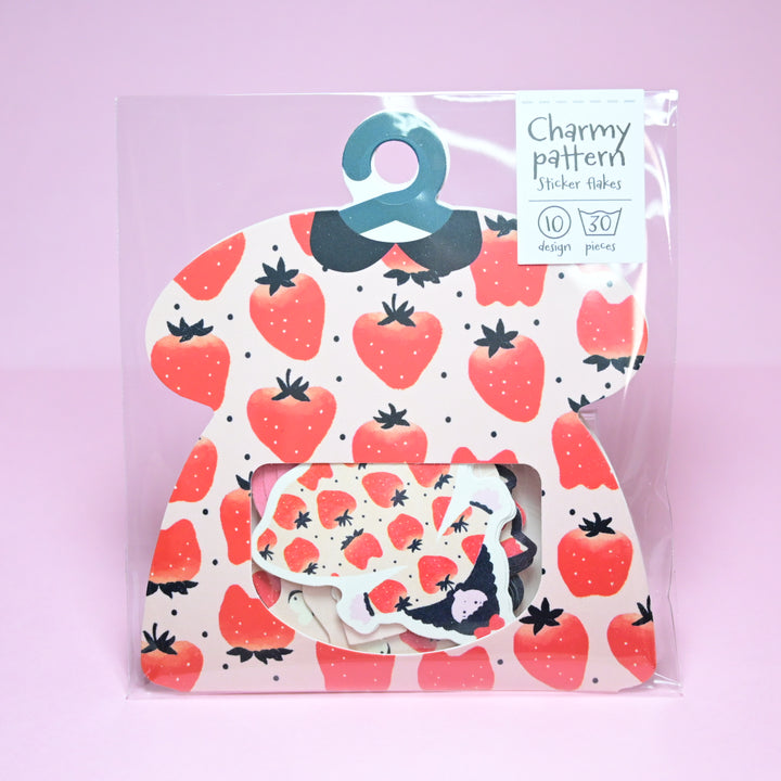 World Craft Charmy Pattern Flake Seal Strawberry