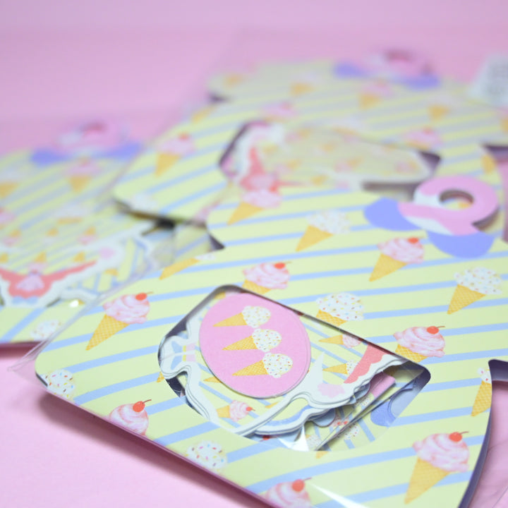 World Craft Charmy Pattern Flake Seal Ice Cream