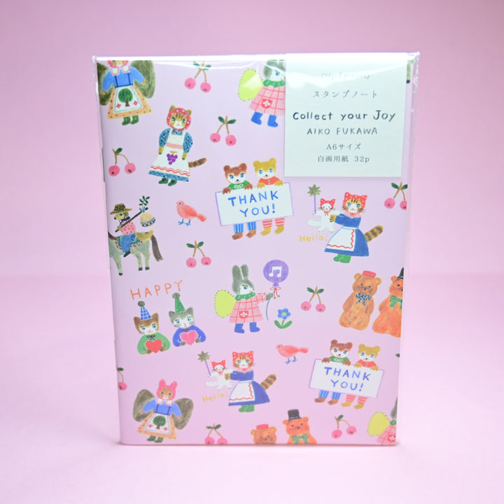 Cozyca Aiko Fukawa Collect Your Joy Blank Stamp A6 Notebook