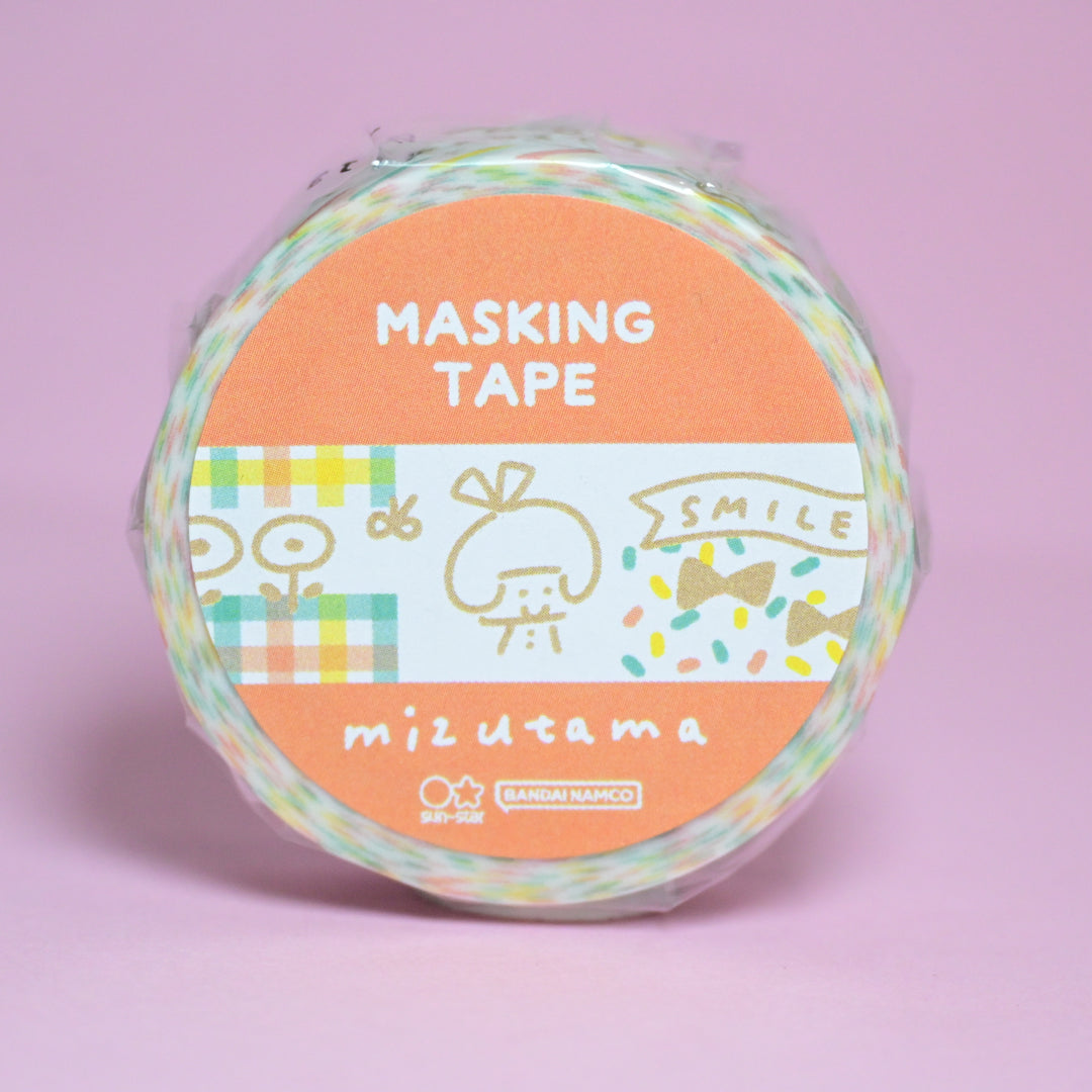 sun-star mizutama Colorful Doodles Red Masking Tape