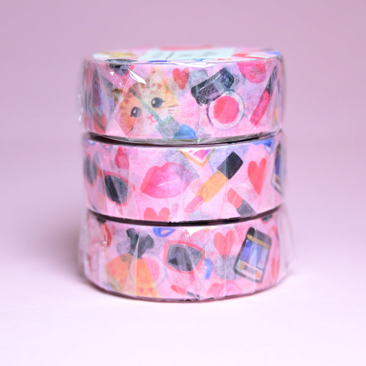 World Craft Fashion Makeup Pink Masking Tape