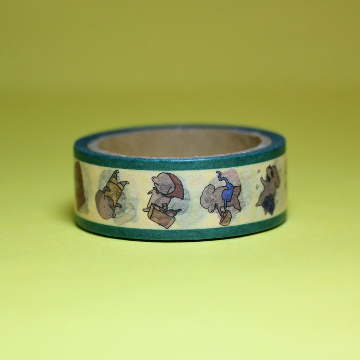 Koinu no Koinu Puppy Dog Green Masking Tape