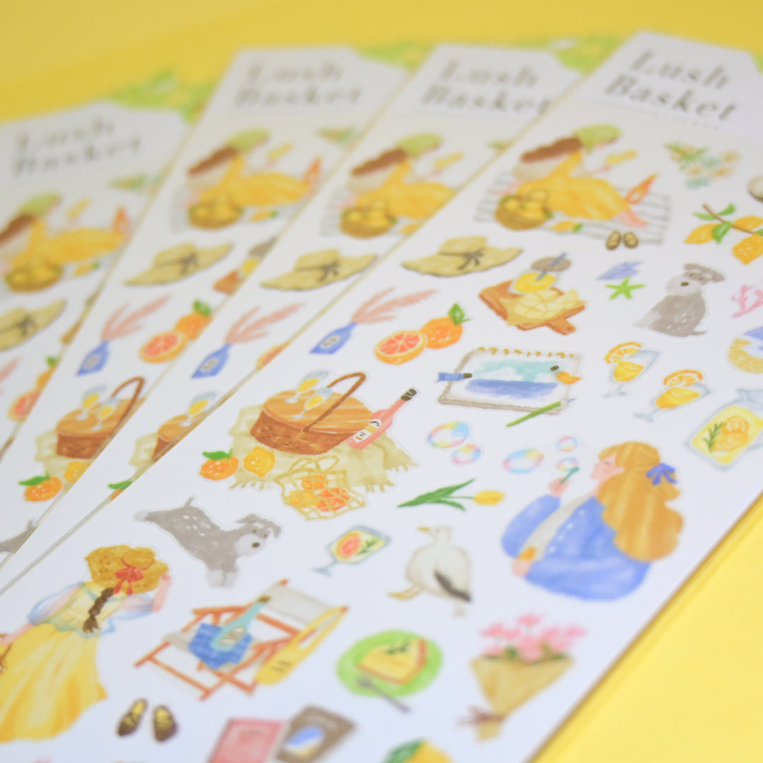 MINDWAVE Lush Basket Cozy Sticker Sheet