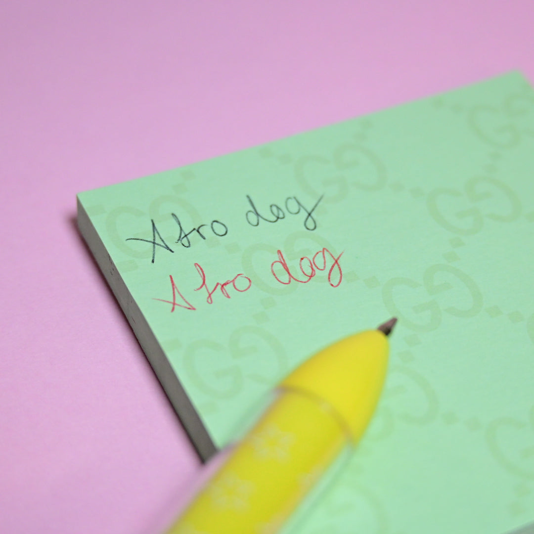 Afro Ken Dog Ballpoint Pen Two Colors