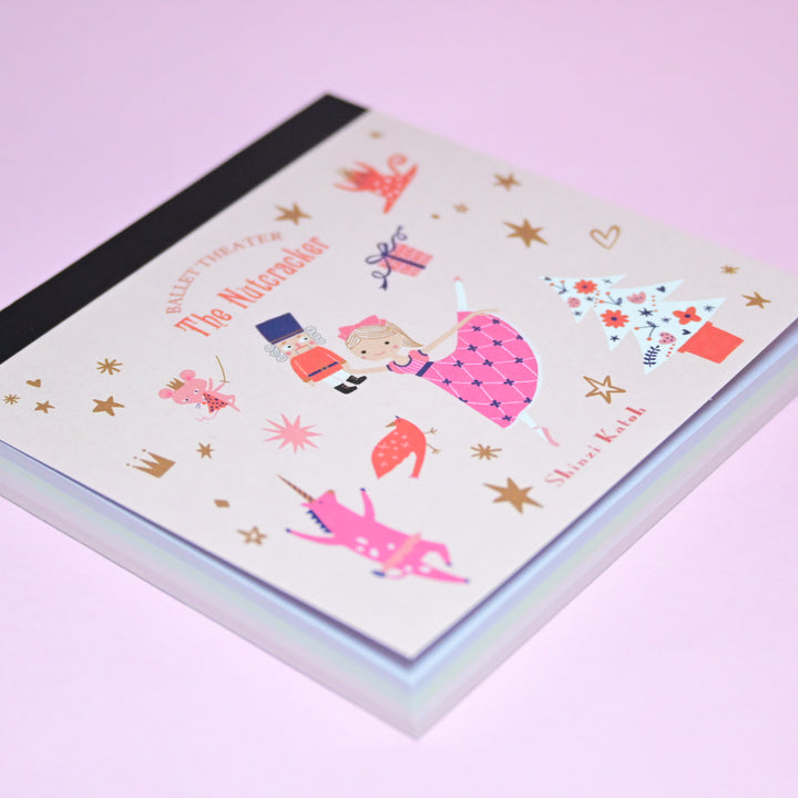 Shinzi Katoh Ballet Theatre The Nutcracker Pink Memo Pad