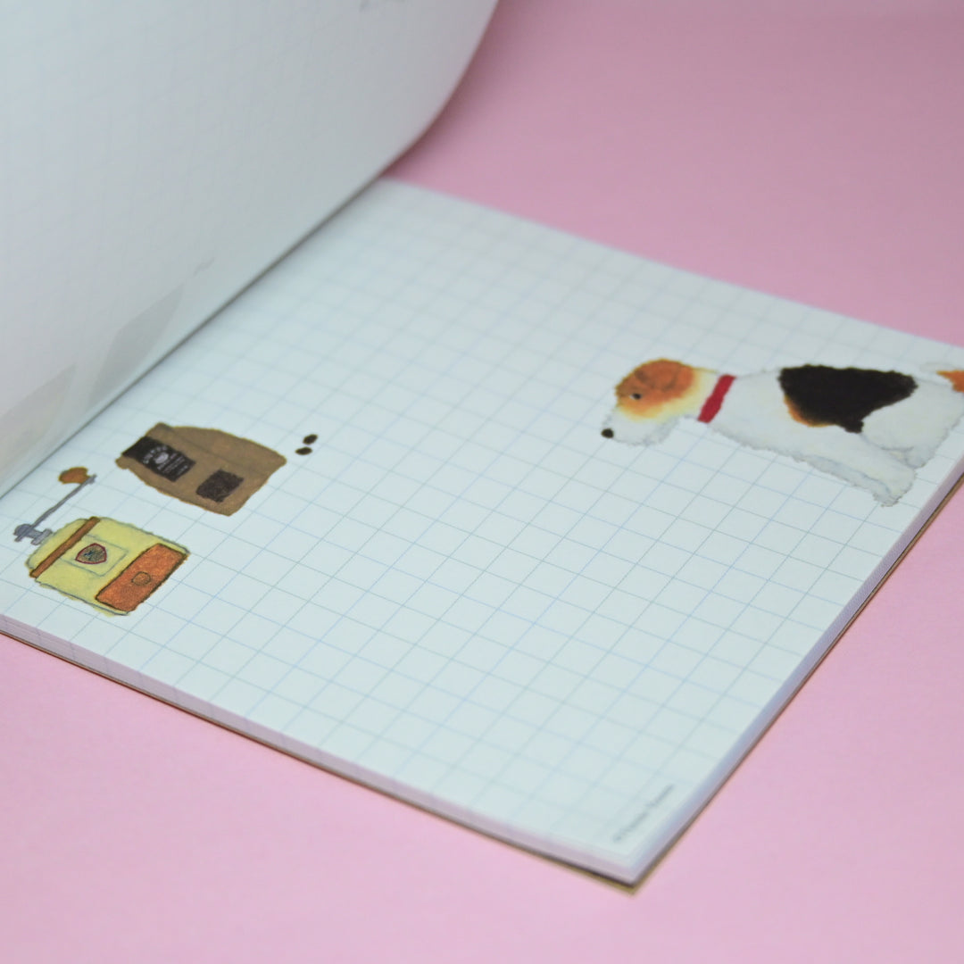 Greeting Life Yusuke Yonezu Good Life Cute Dogs Square Memo