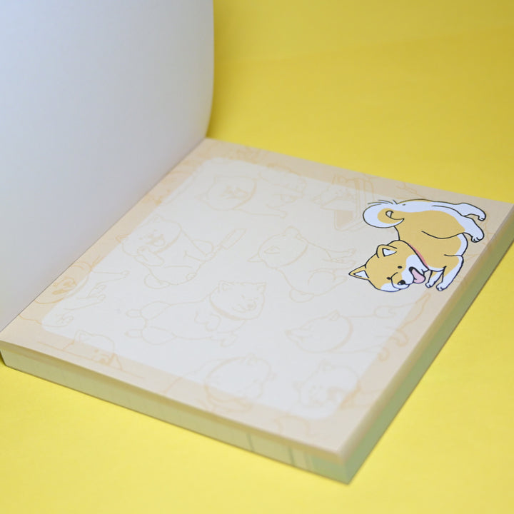 MINDWAVE Shibanban Shiba Inu Cute Square Memo Pad