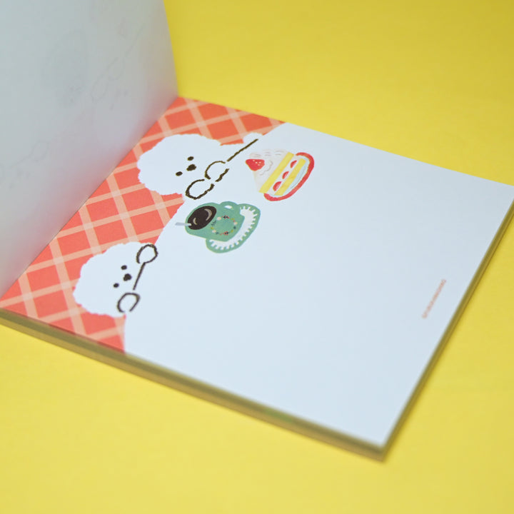 Furukawa Shiko Puppy Café Cute Memo Pad