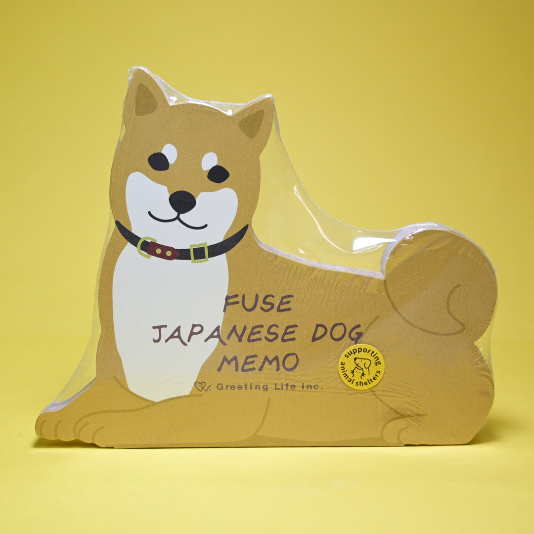 Greeting Life Diecut Japanese Dogs Memo
