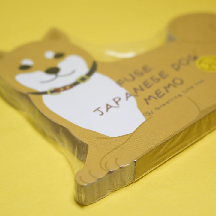 Greeting Life Diecut Japanese Dogs Memo