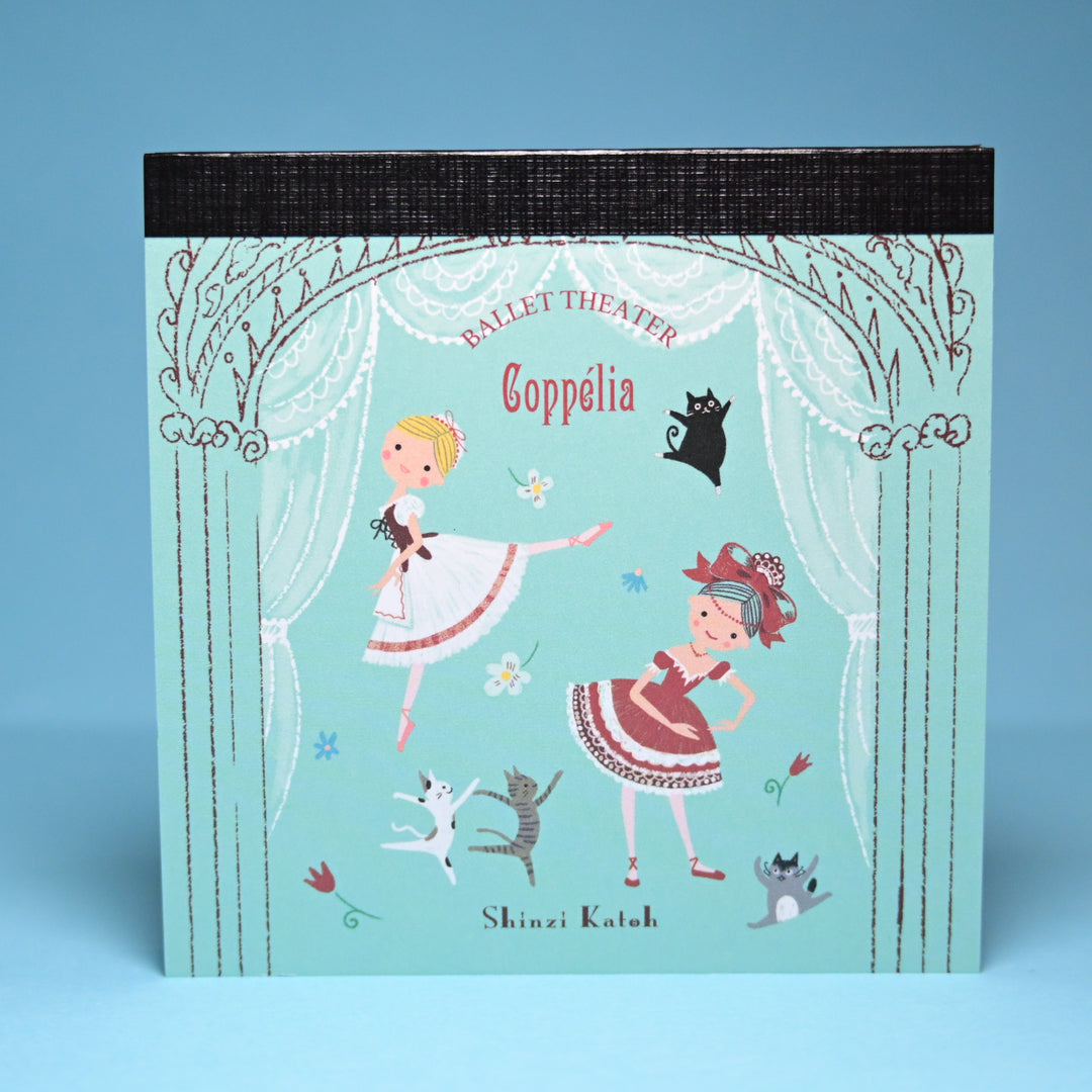 Shinzi Katoh Ballet Theatre Coppélia Blue Memo Pad