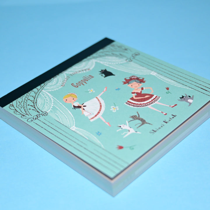 Shinzi Katoh Ballet Theatre Coppélia Blue Memo Pad