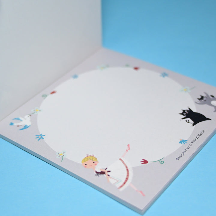 Shinzi Katoh Ballet Theatre Coppélia Blue Memo Pad