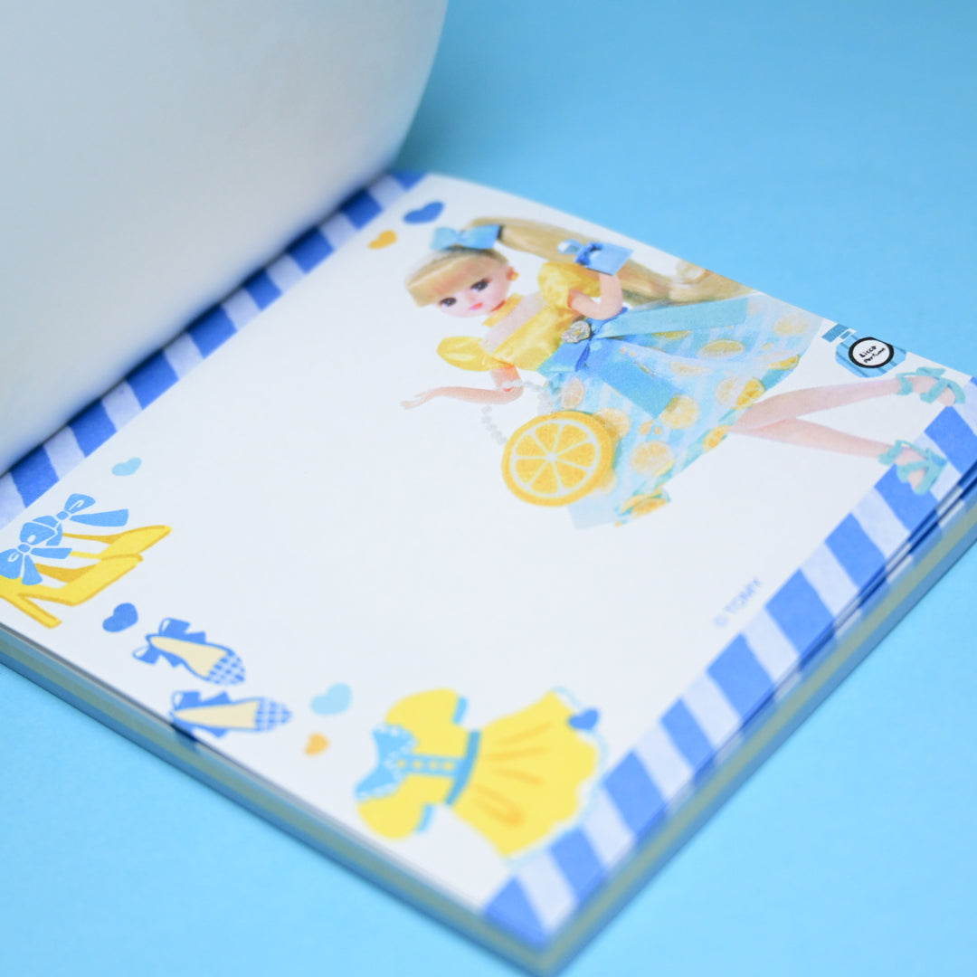 Furukawa Shiko Boutique Licca Blue & Yellow Memo Pad