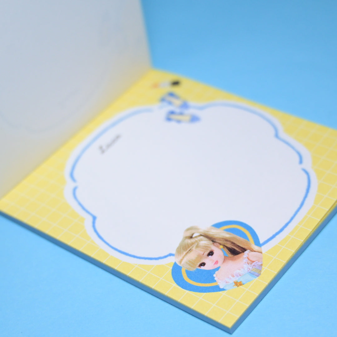 Furukawa Shiko Boutique Licca Blue & Yellow Memo Pad