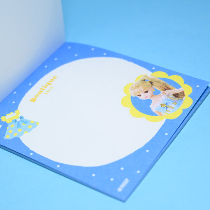 Furukawa Shiko Boutique Licca Blue & Yellow Memo Pad