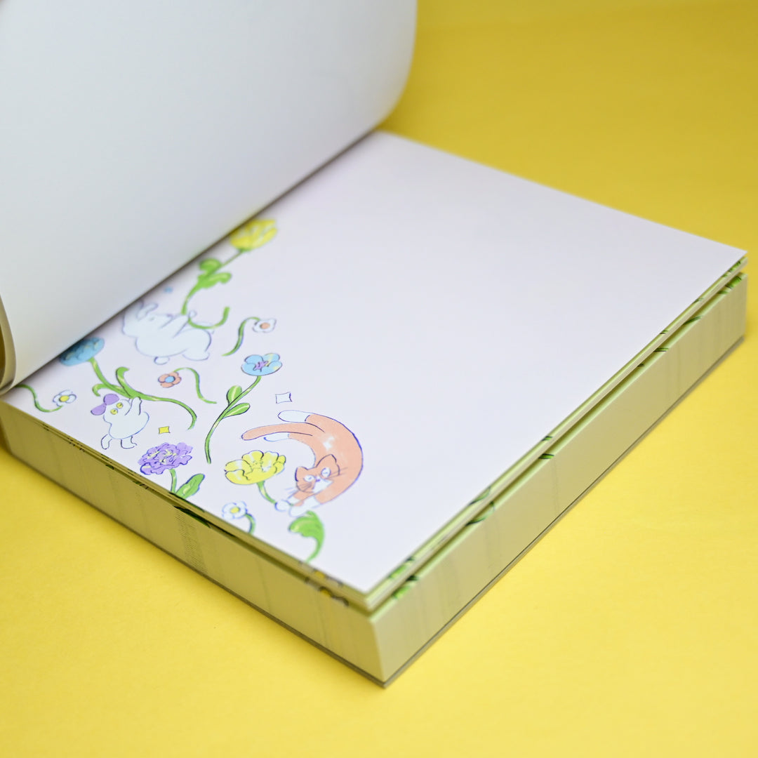 cozyca Kitazawa Heisuke Everyone's Riding the Spring Breeze Memo Pad