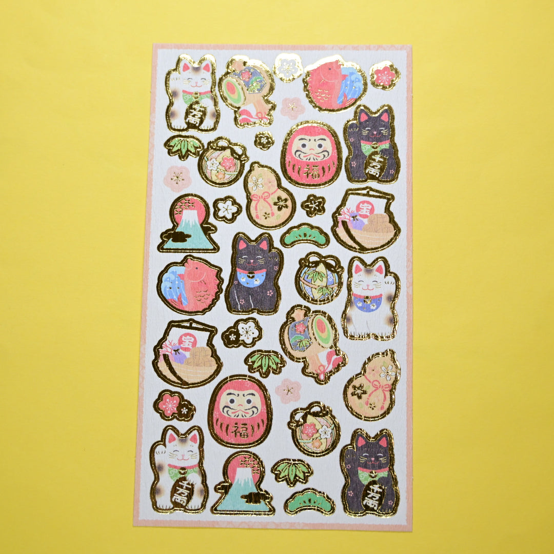 NB Japanese Culture Harmony Textured Sticker Sheet