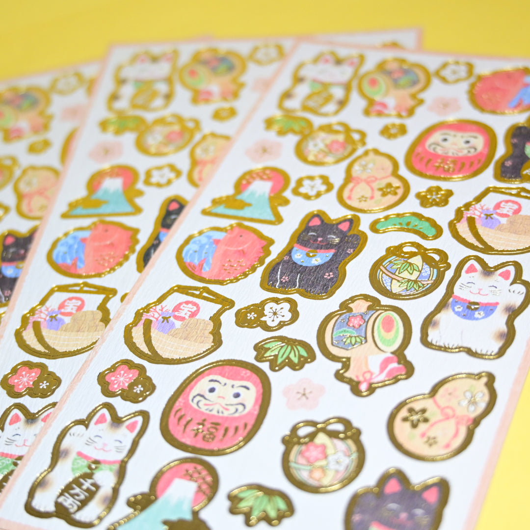 NB Japanese Culture Harmony Textured Sticker Sheet