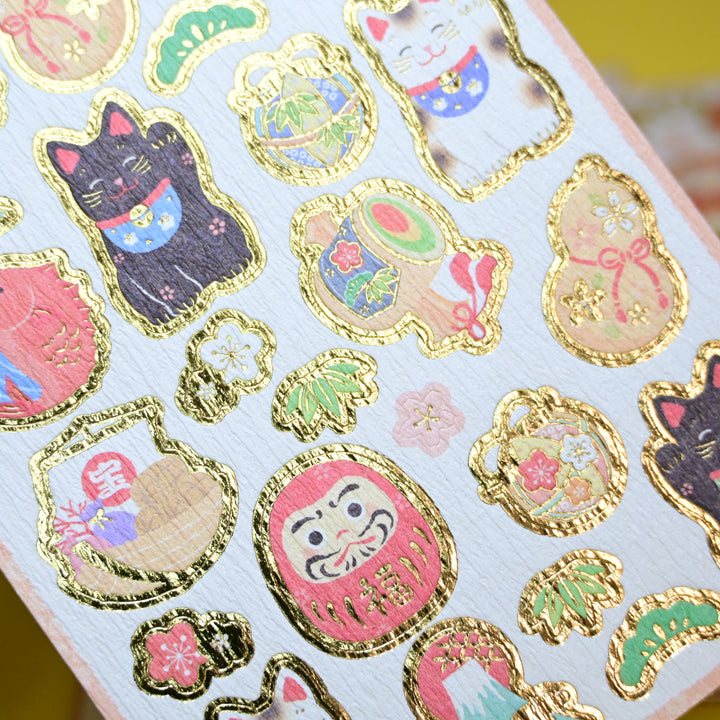 NB Japanese Culture Harmony Textured Sticker Sheet