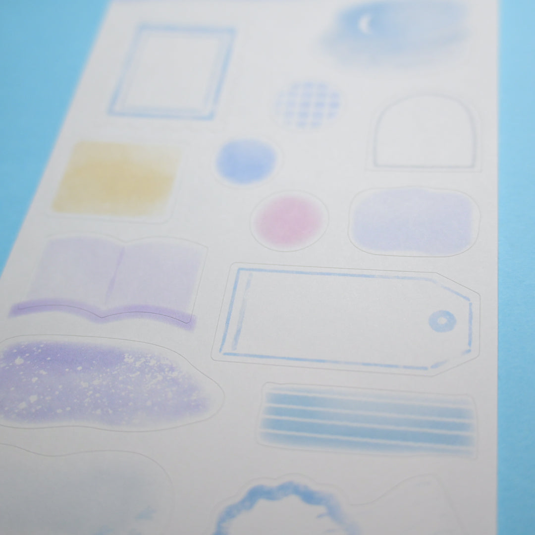 NB Deco Time Shimaenaga Let's Decorate Two Sheets Sticker Sheet