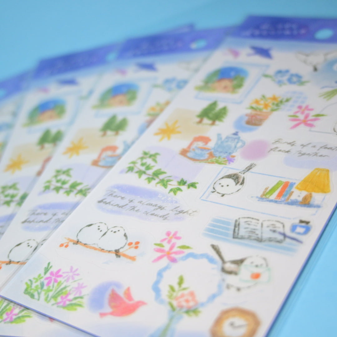 NB Deco Time Shimaenaga Let's Decorate Two Sheets Sticker Sheet