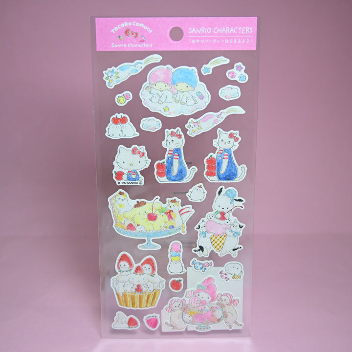 TOCOROCOMUGI Sanrio Characters Sticker Sheet
