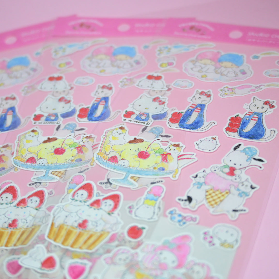 TOCOROCOMUGI Sanrio Characters Sticker Sheet