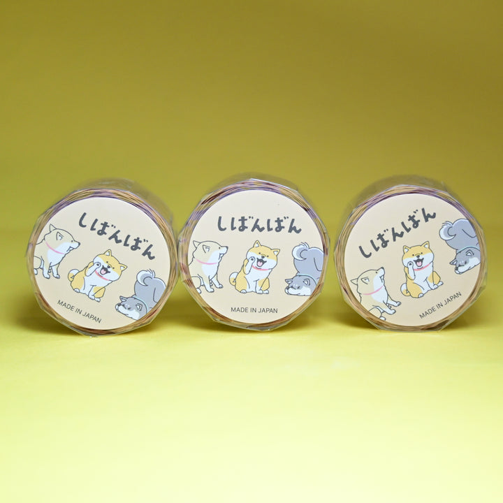 MINDWAVE Shibanban Shiba Dog Cute Orange Masking Tape