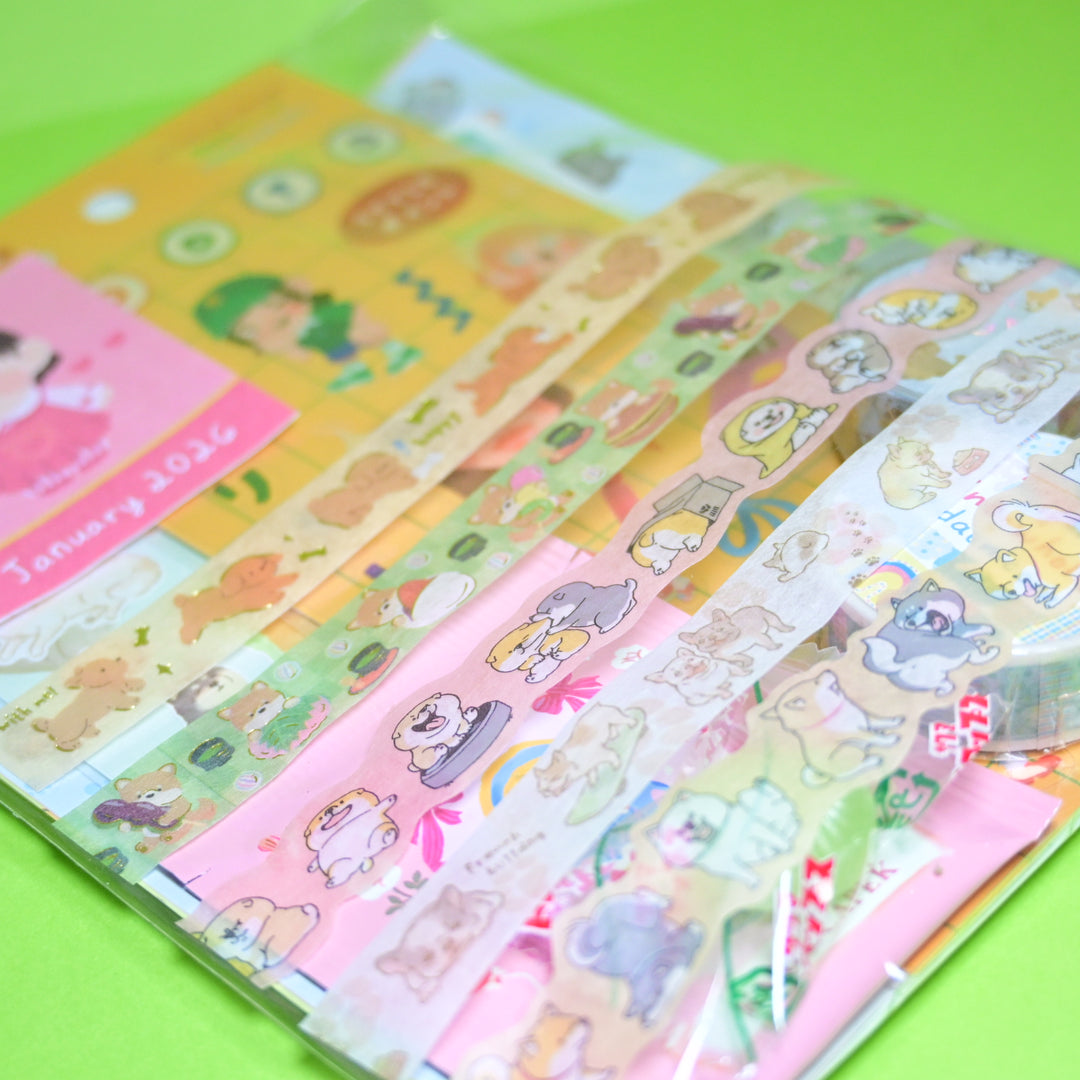 January 2026 Patreon Reward Set (Cute Dogs Theme)