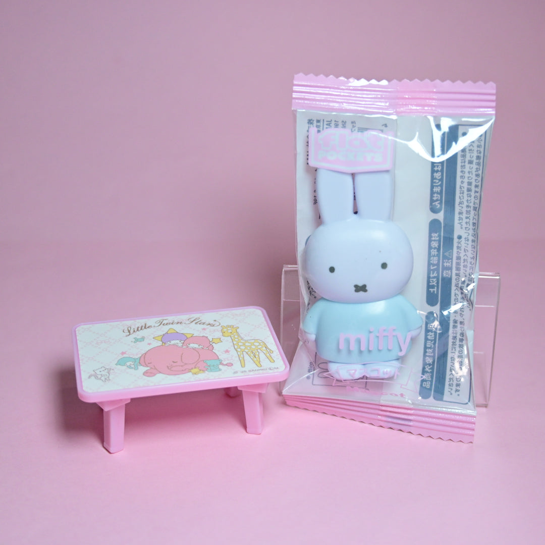 [Pre-loved] Pink Cute Miffy + Little Twin Stars Mini Figure Set