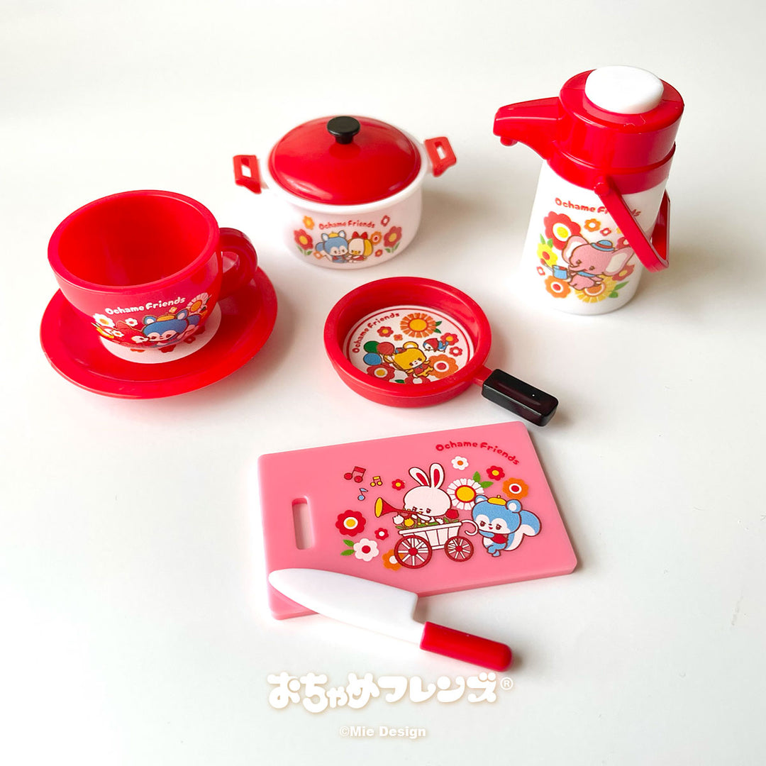 Ochame Friends Retro Kitchen Miniature Gacha Complete Set (5 pcs.)