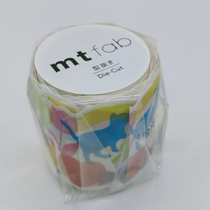 mt fab Colorful Stamp Wide Washi Tape