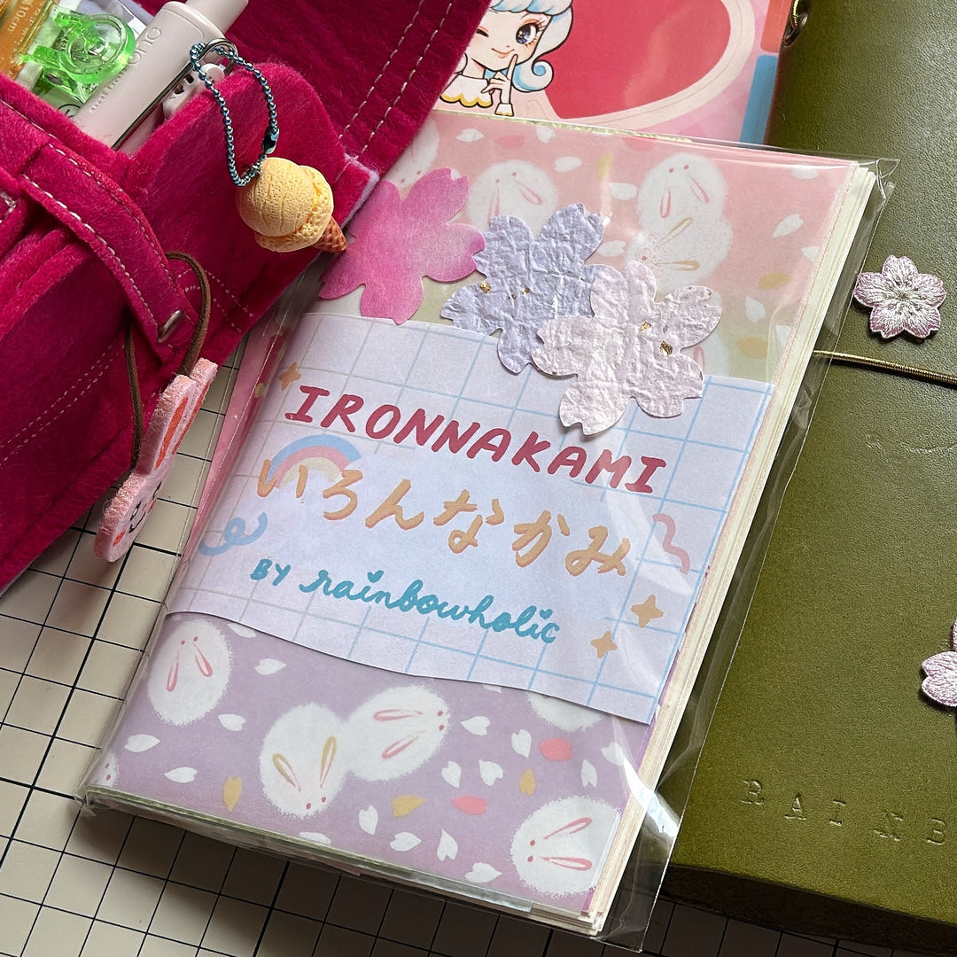 [Pre-order] Rainbowholic Original IRONNAKAMI Handmade Book A6 (Sakura Collection)