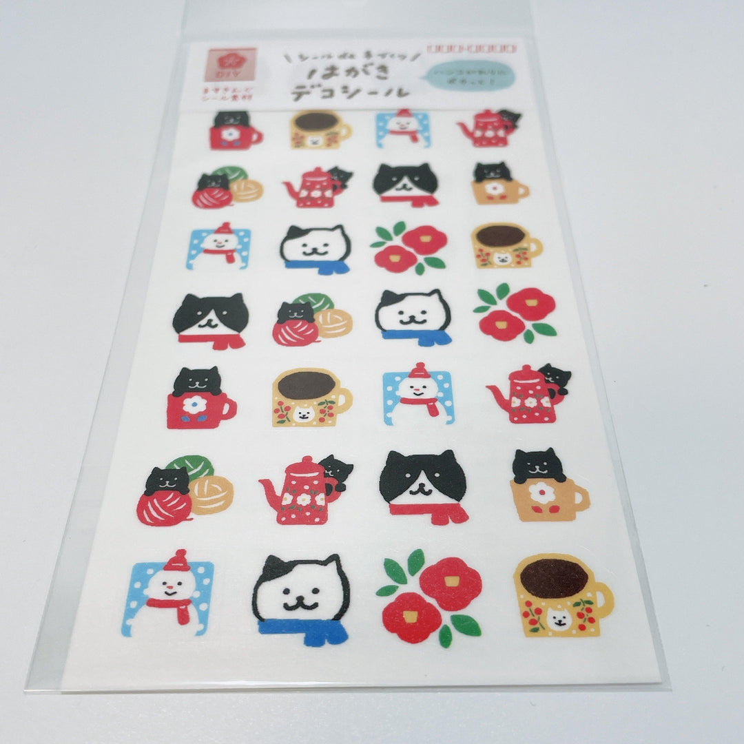 Holiday Postcard Deco Sticker