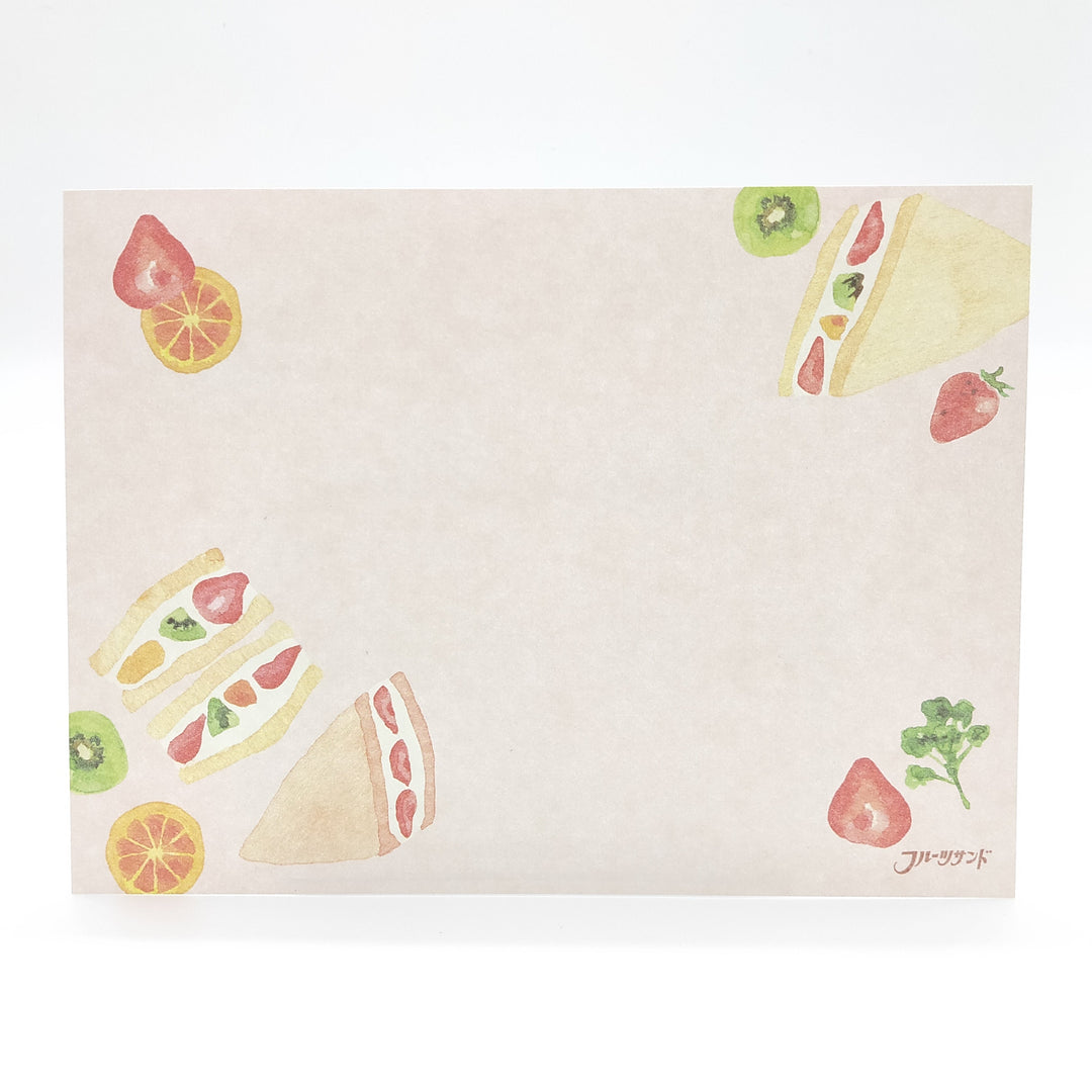 Ensemble de lettres Sandwich aux fruits