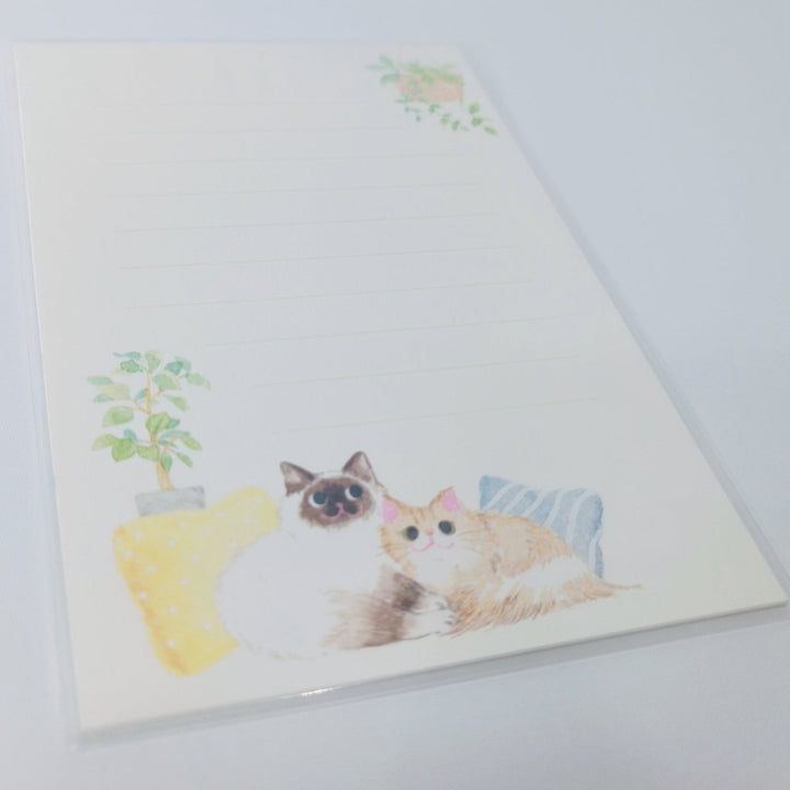 Cat Cafe Memo Postcard Set (4 designs)