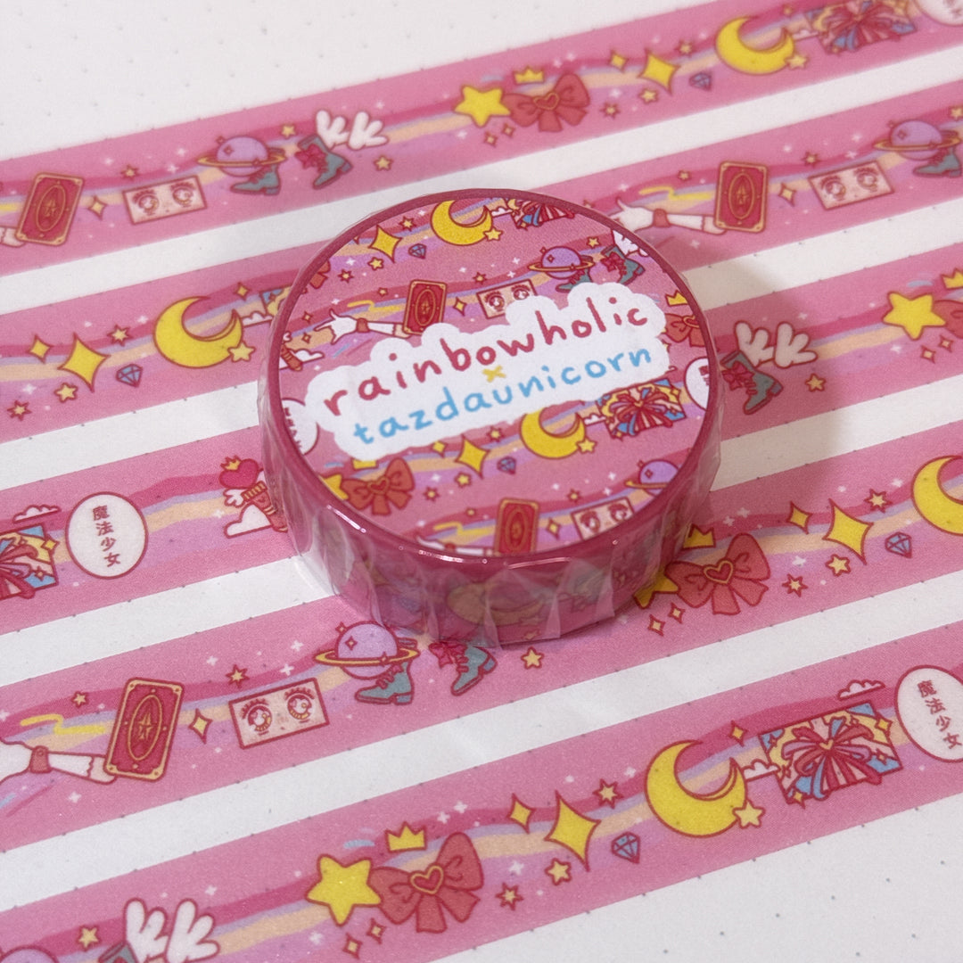 (MT142) Rainbowholic x Tazdaunicorn Mahou Shoujo Washi Tape