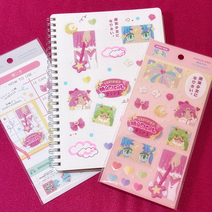 (DS031) Rainbowholic x Tazdaunicorn Magical Girls Daily Seal