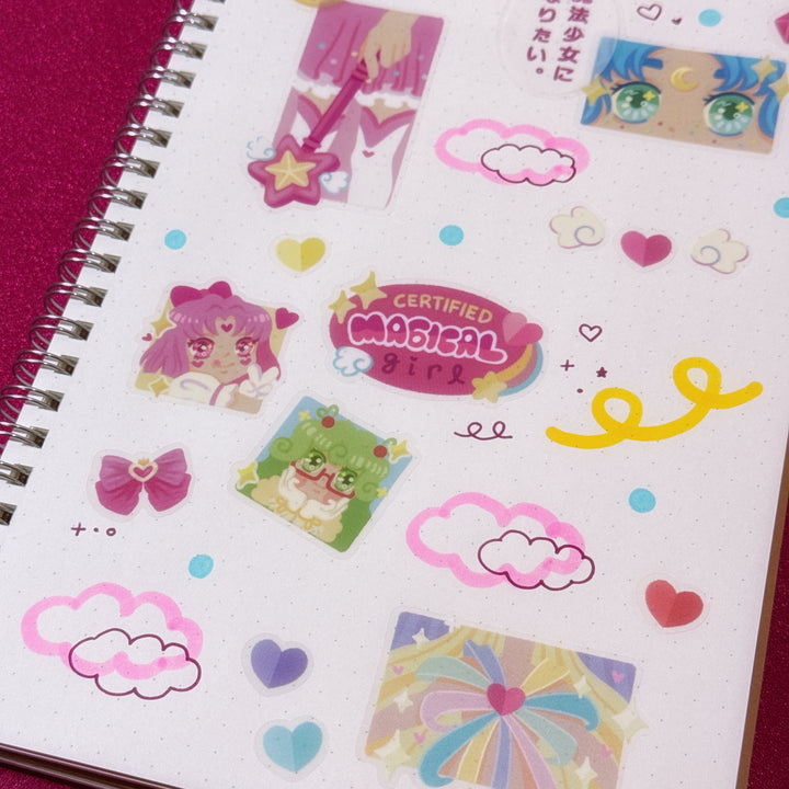 (DS031) Rainbowholic x Tazdaunicorn Magical Girls Daily Seal